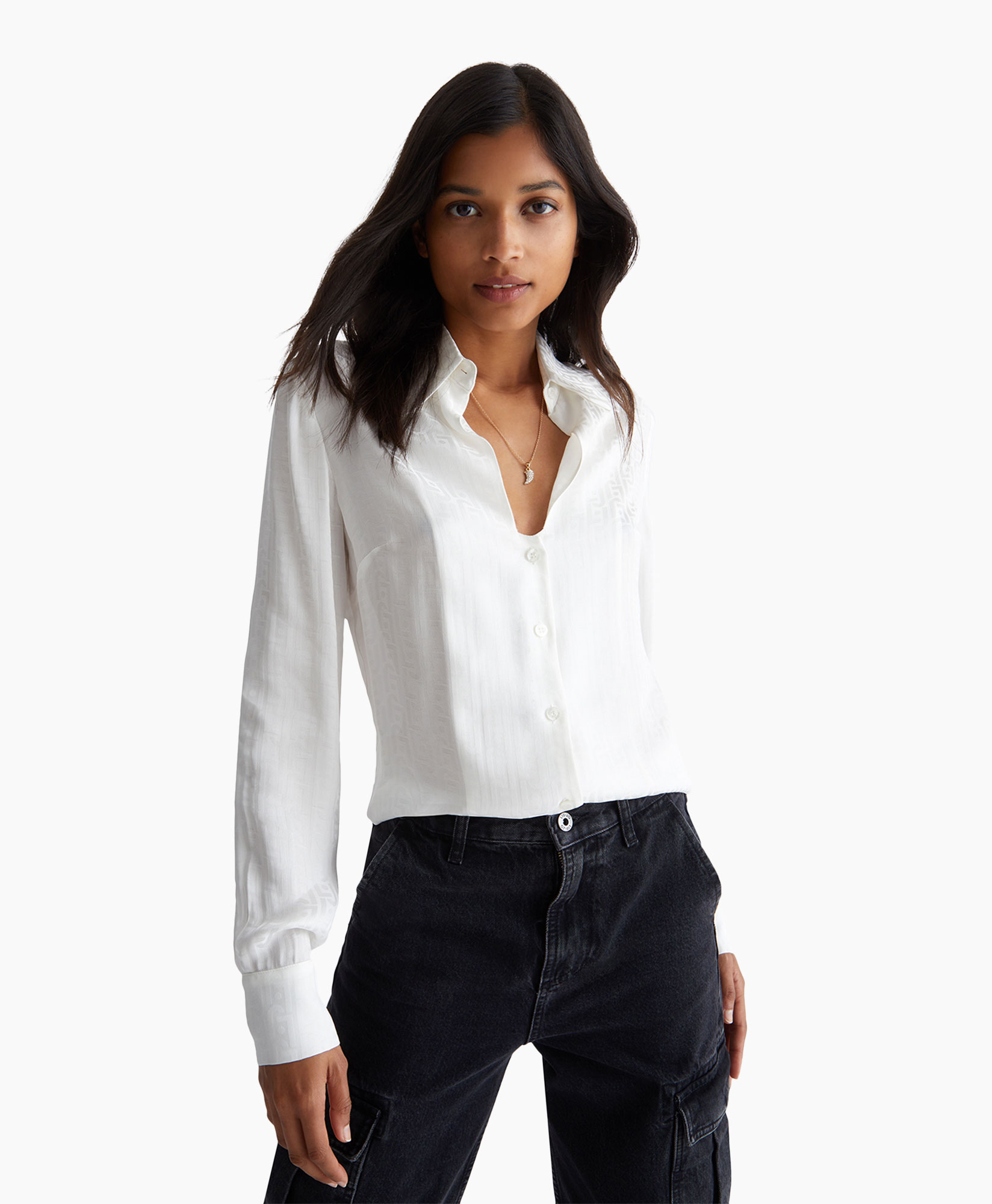 Liu Jo Blouse Camica Ts M/l Wit