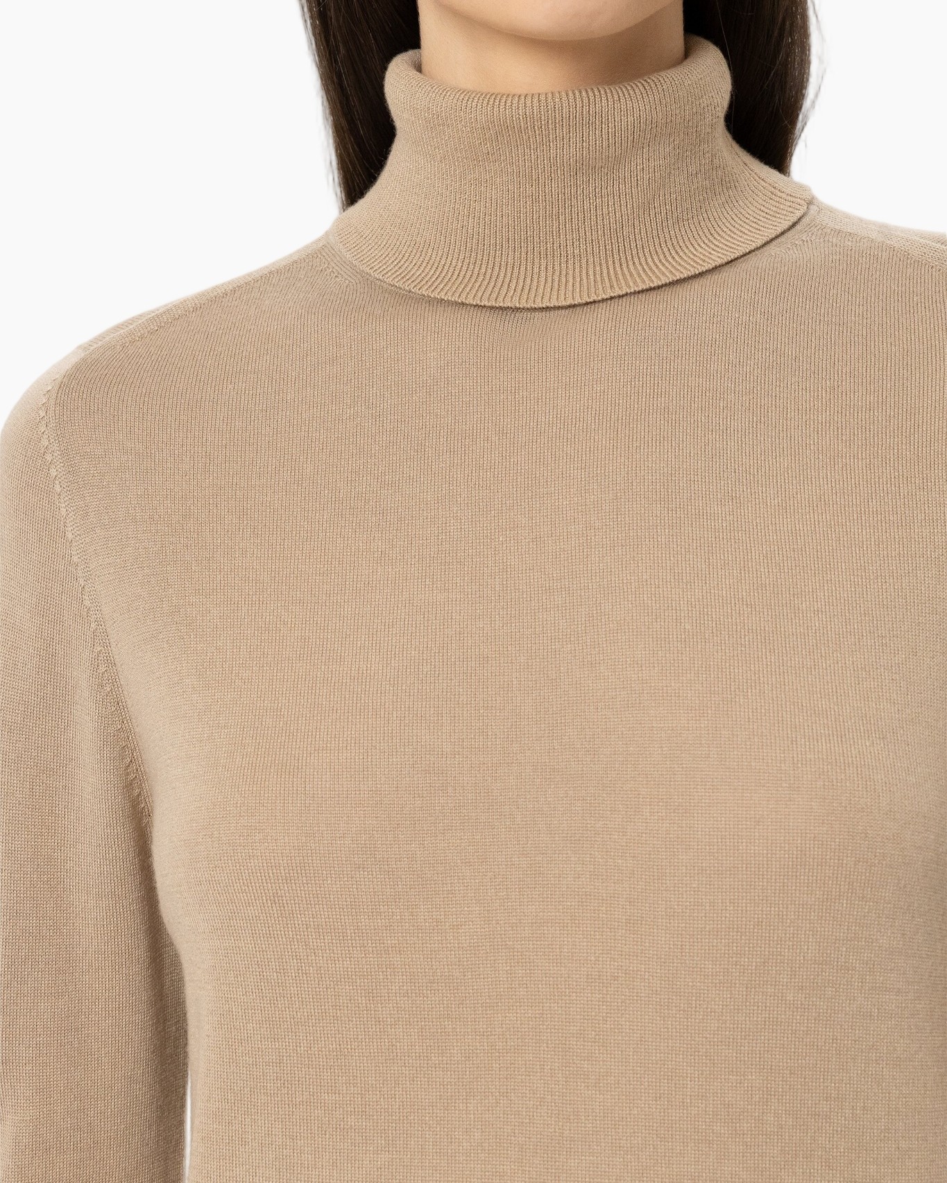 rolkraag, khaki, beige, gebreid, trui