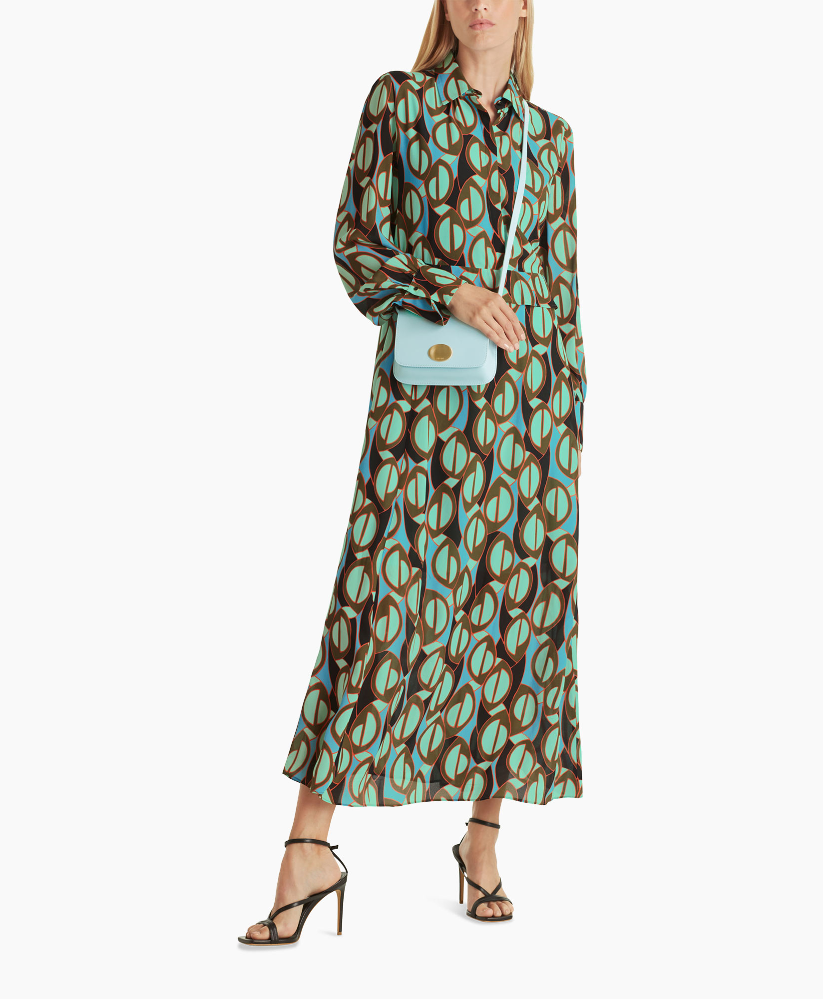 Marccain Collectie Jurk Wc 21.43 W04 Groen