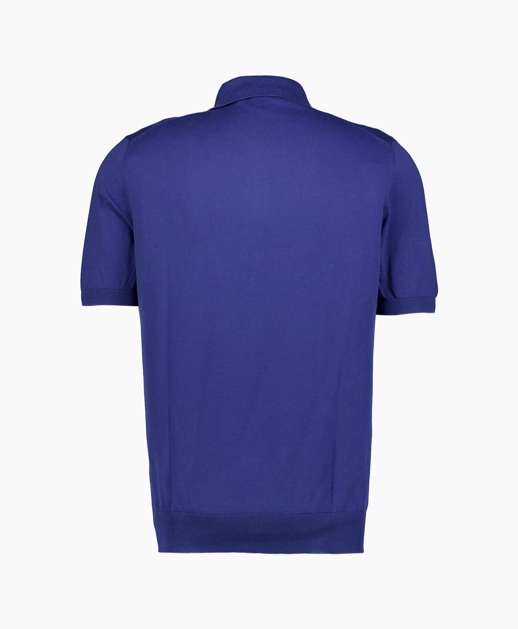Polo Polo Knitted 'suvin' Katoen midden blauw