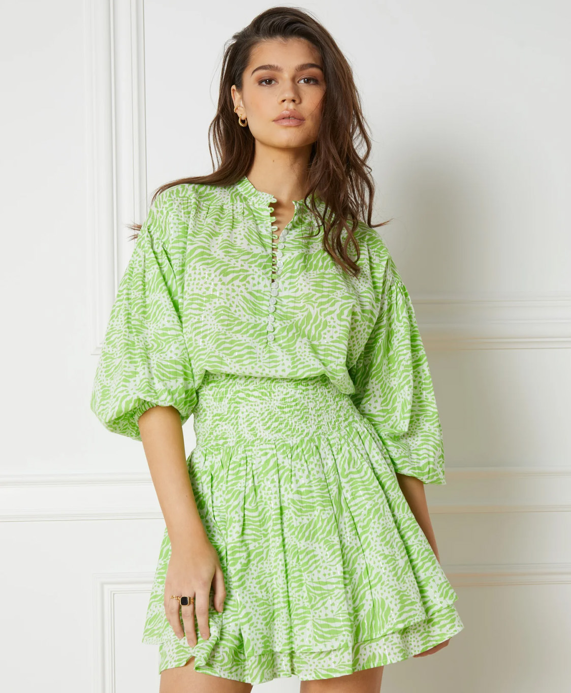 Refined Department Rok R2304246073 Groen