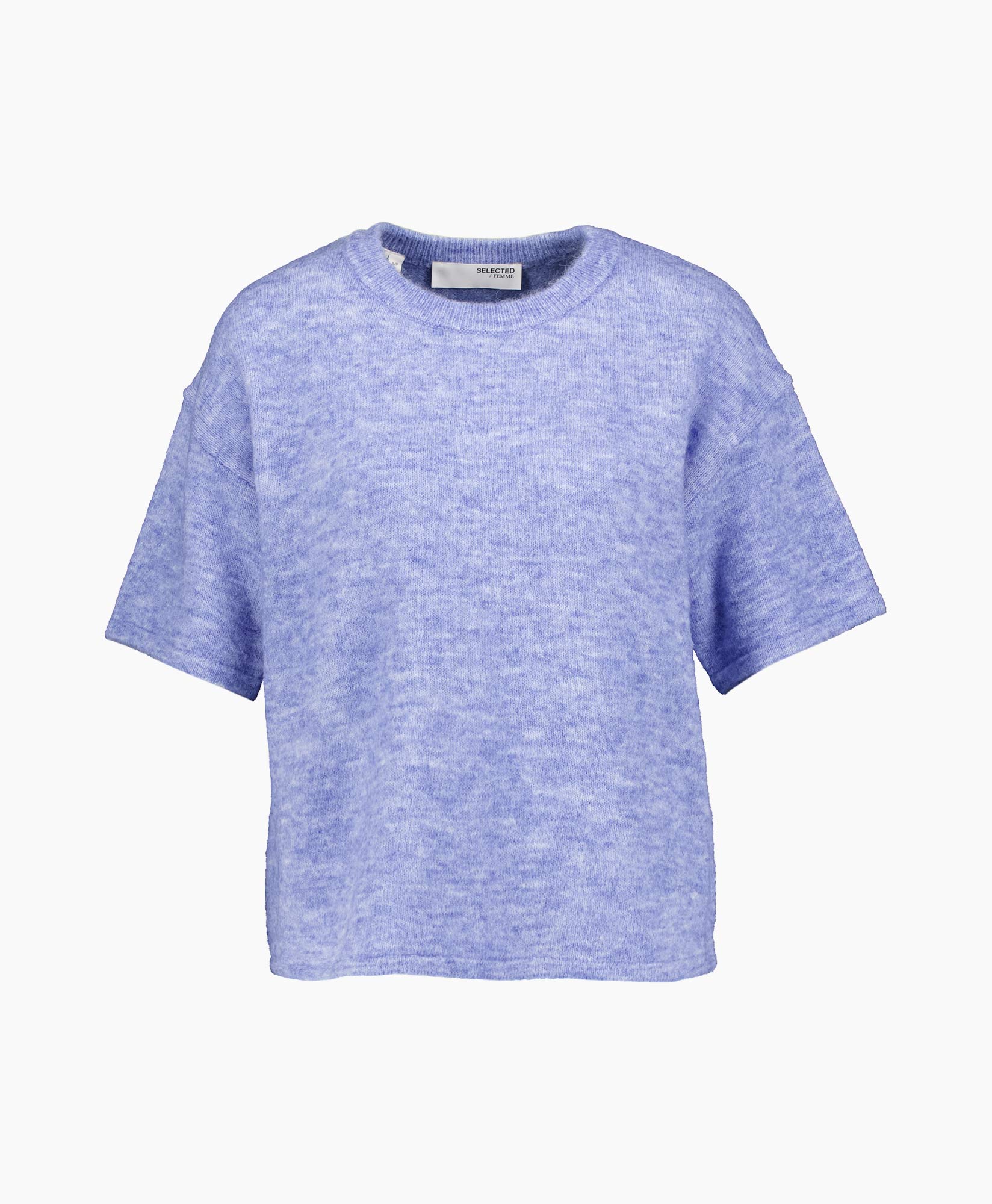 Pullover Maline-liliana 2/4 Knit O-neck N Blauw