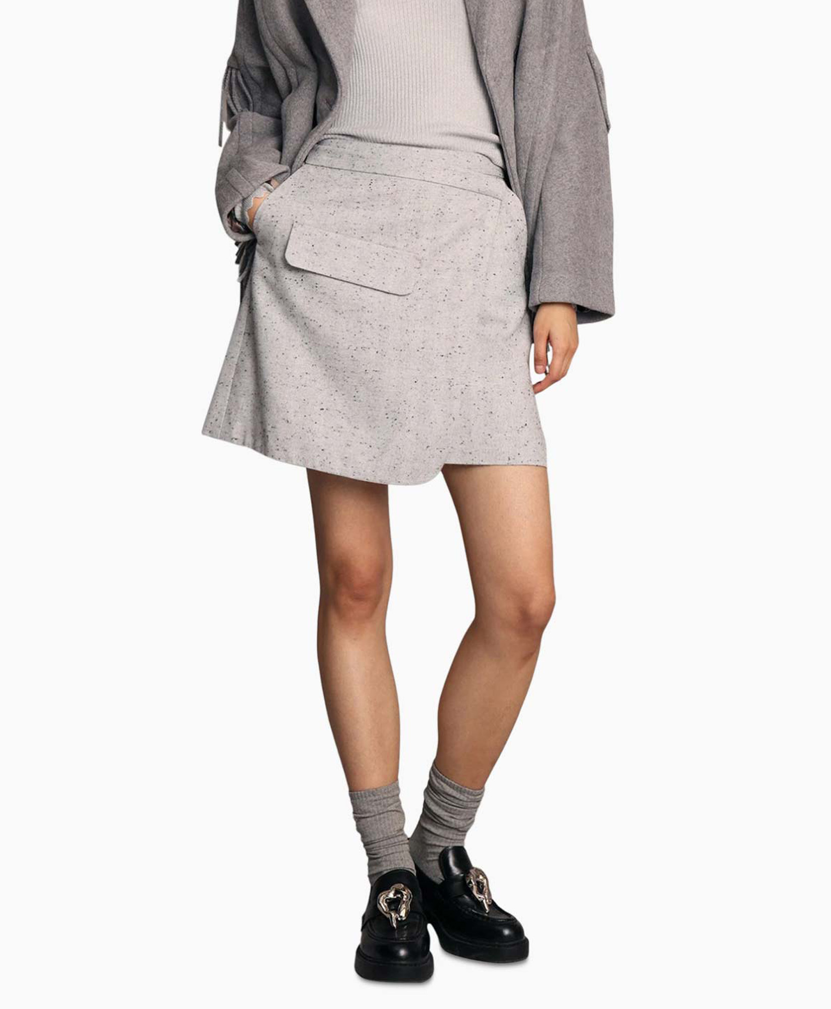 Munthe Minirok 233-1210-23308 Grijs