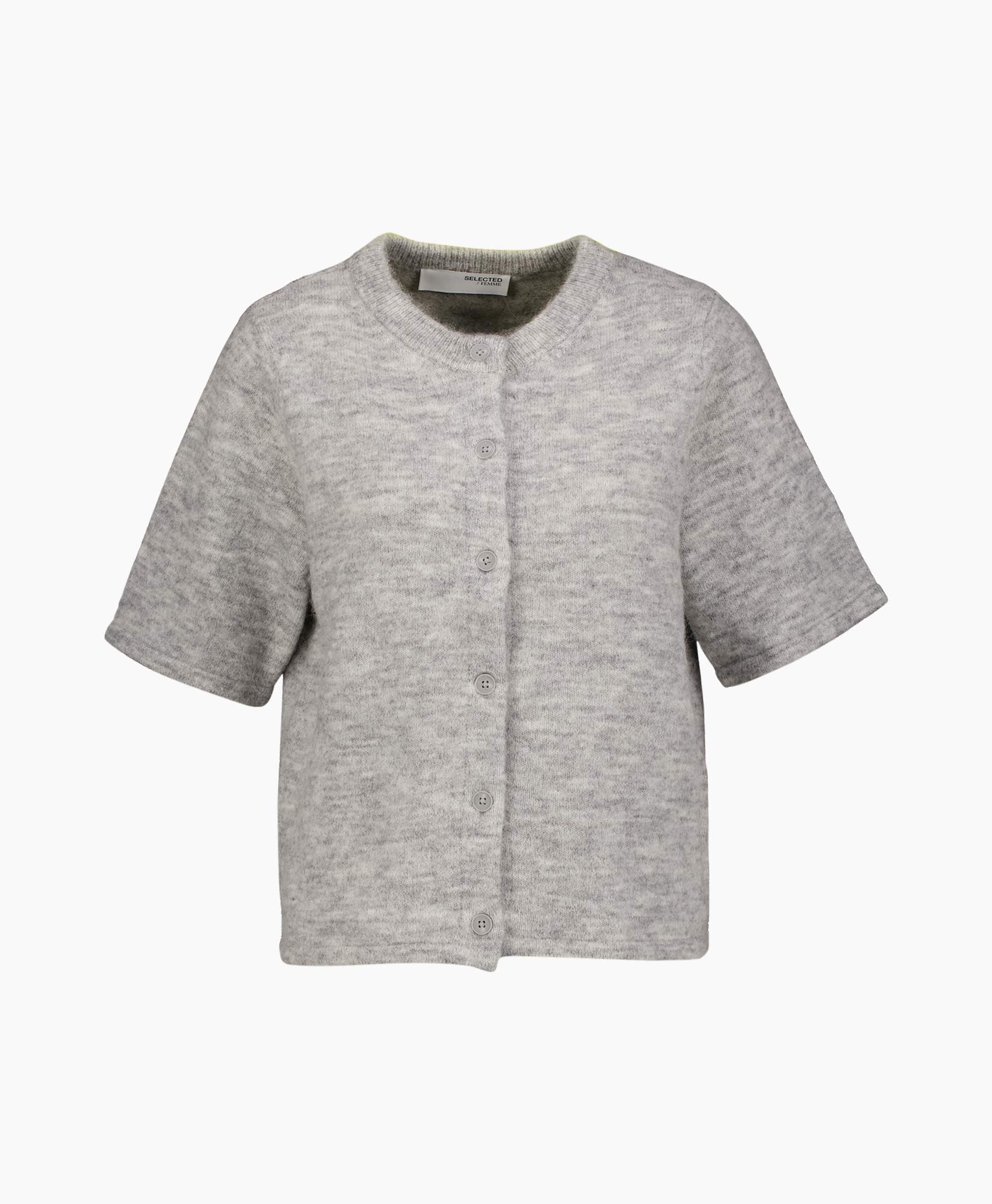 Vest Lulu 2/4 Knit Cardigan Noos Licht Grijs