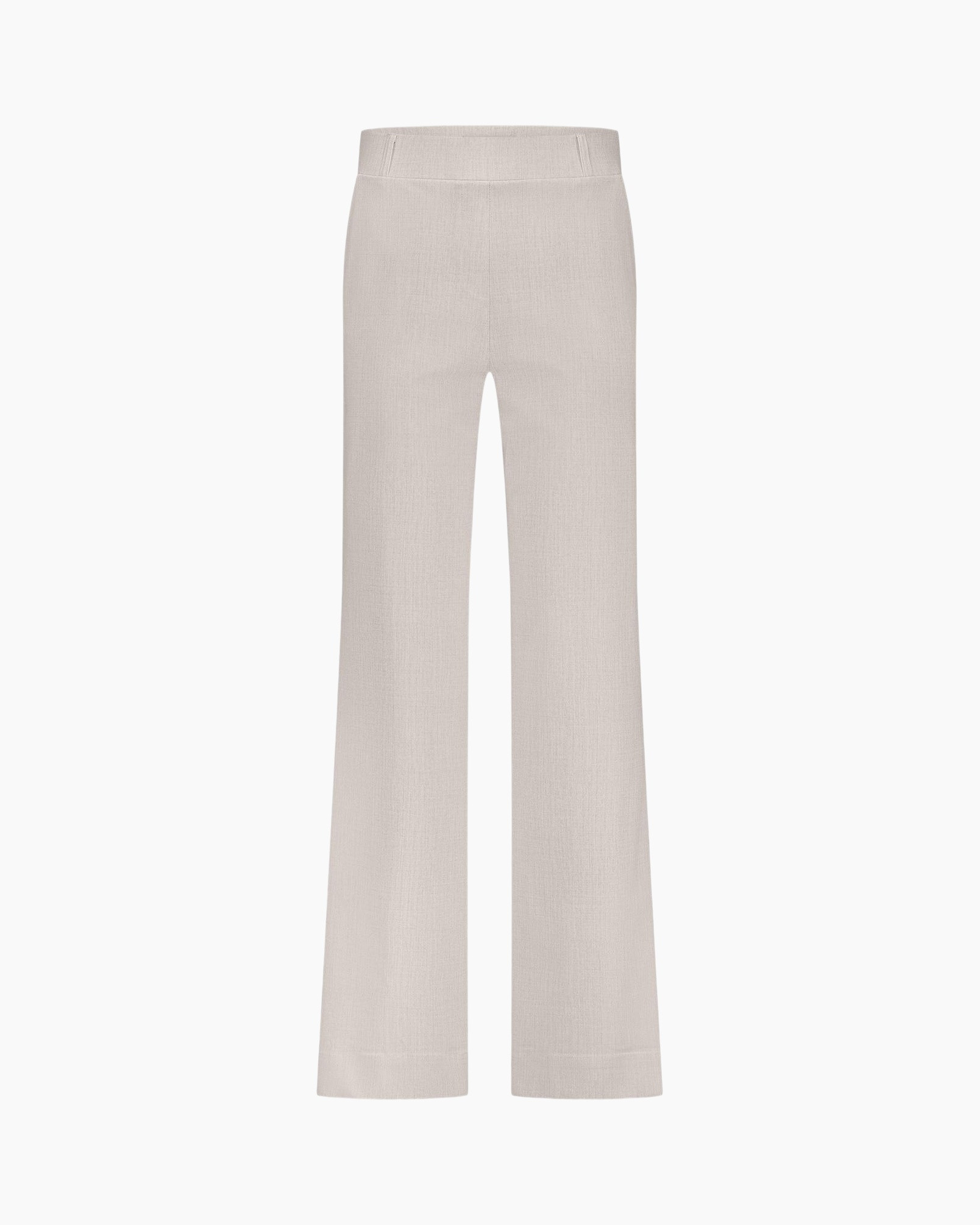 Broek Lexie Linen Look Trousers Ecru