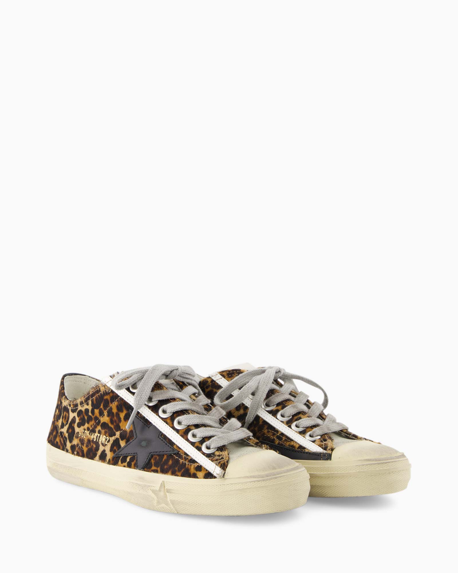 Sneaker V-star Leopard Horsy Leather Star Bruin Sneaker V-star Leopard Horsy Leather Star Bruin