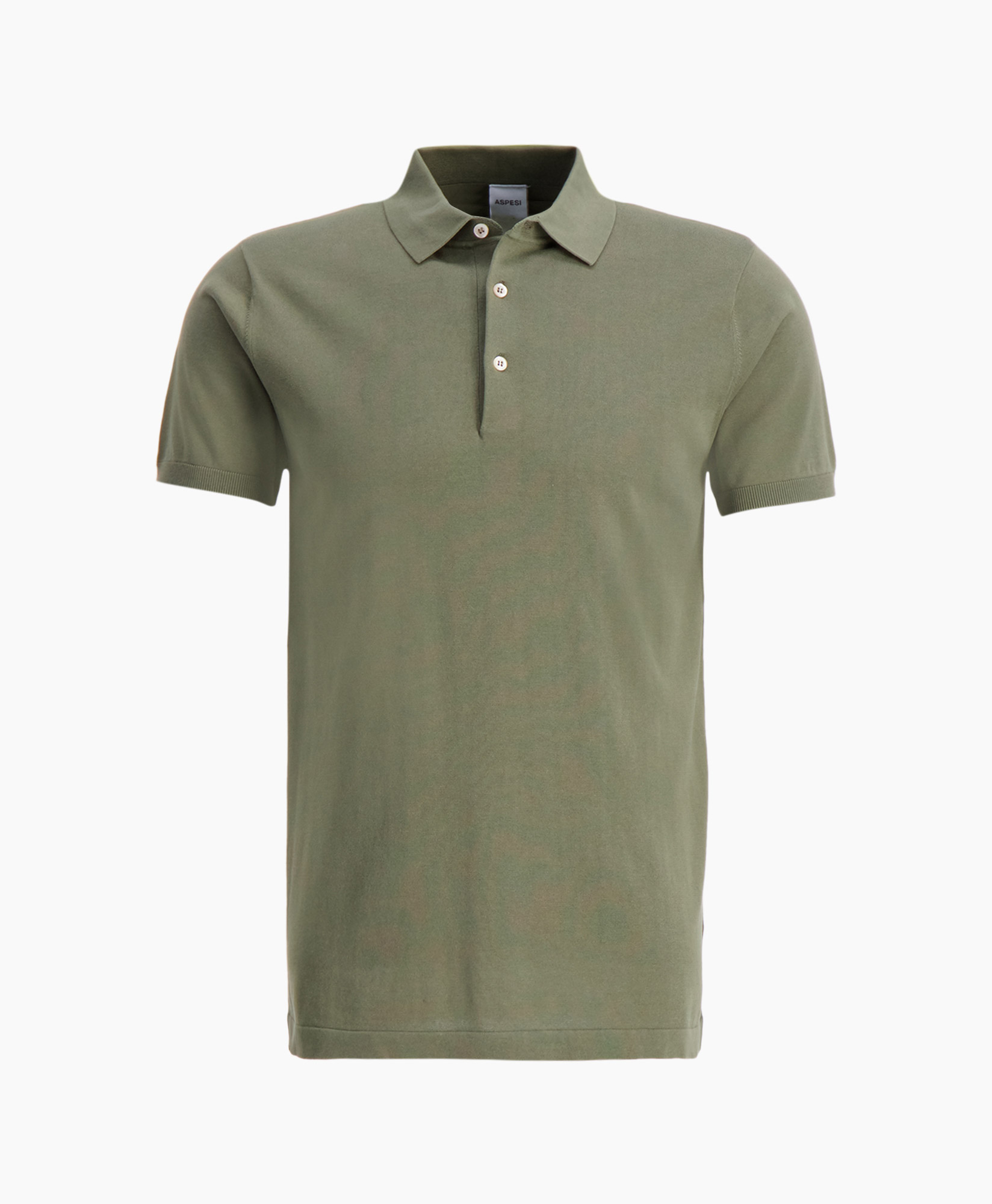 Aspesi Heren Polo Mod.m040 Groen
