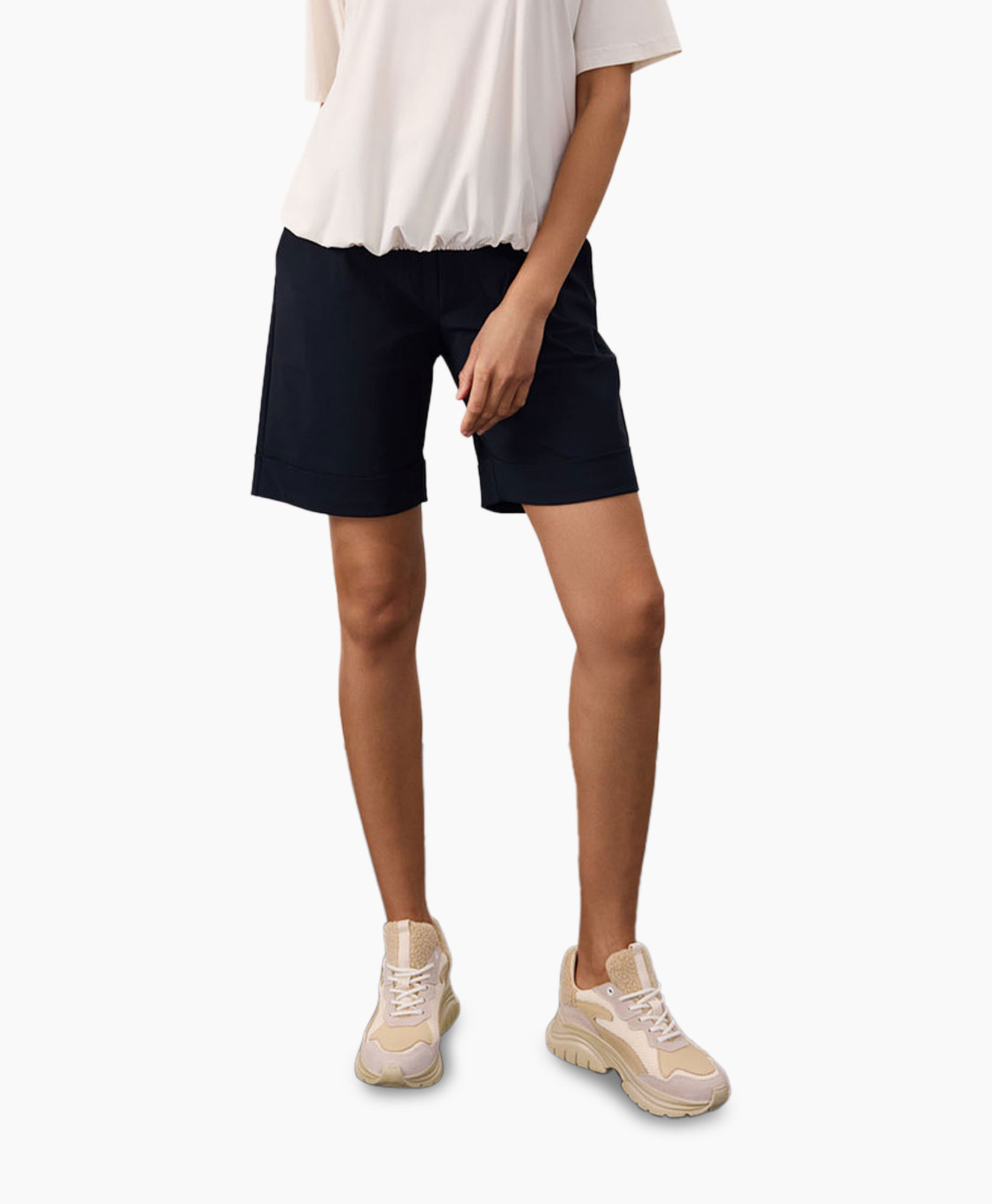 Broek City Bermuda Donker Blauw