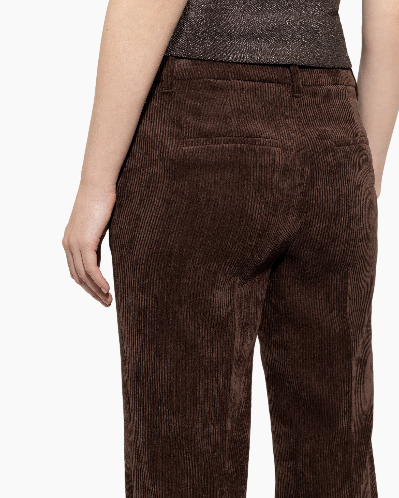 Broek 628851/3556-0 midden bruin