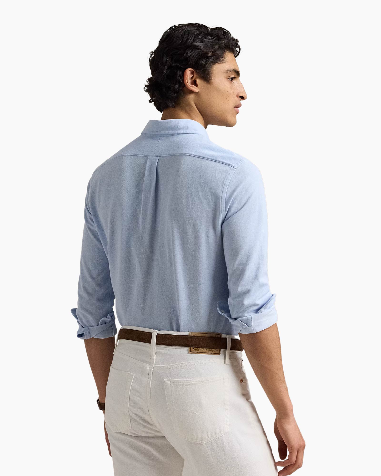 Overhemd Oxford Mesh Blauw
