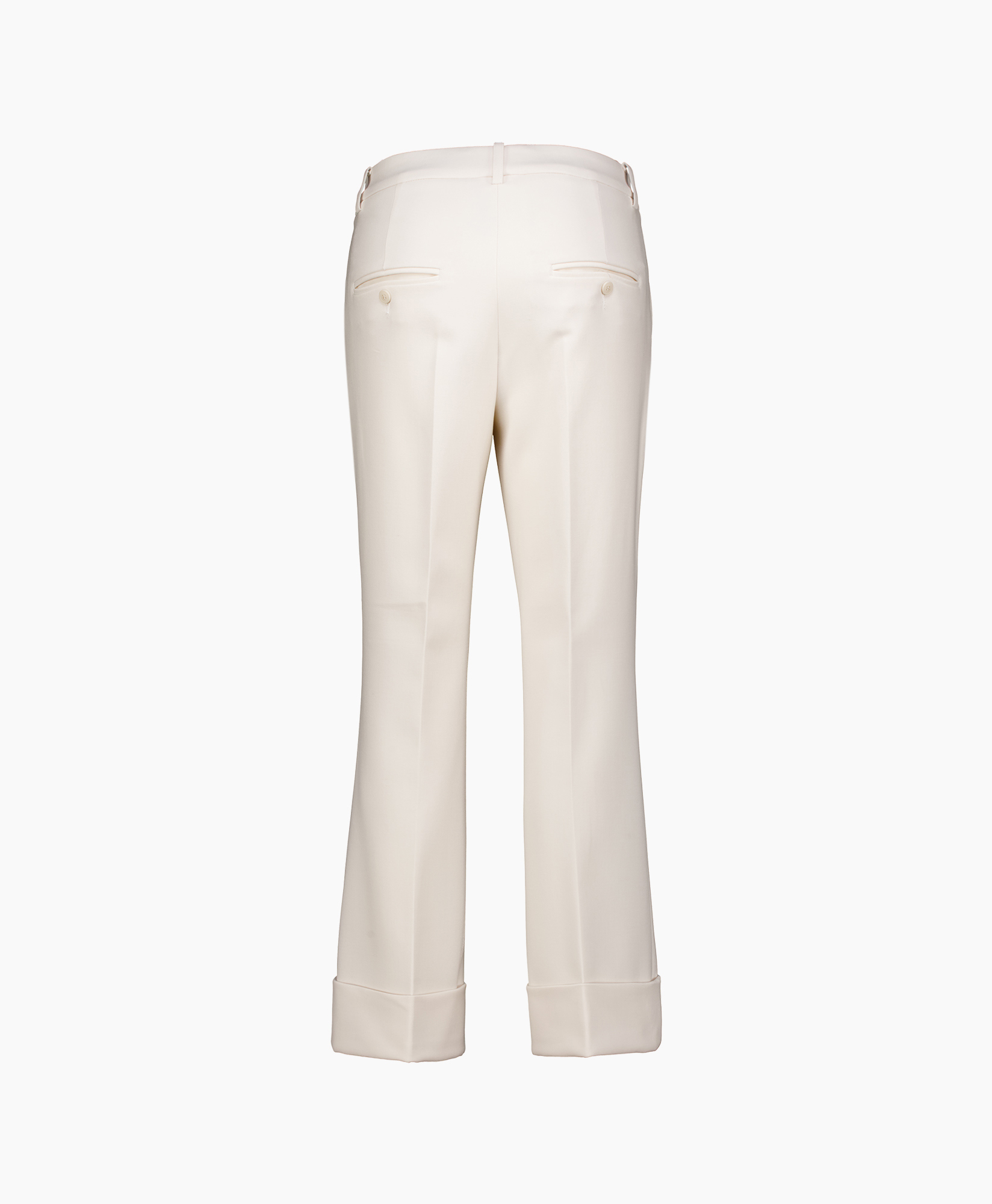 Pantalon France Cropped Licht Grijs