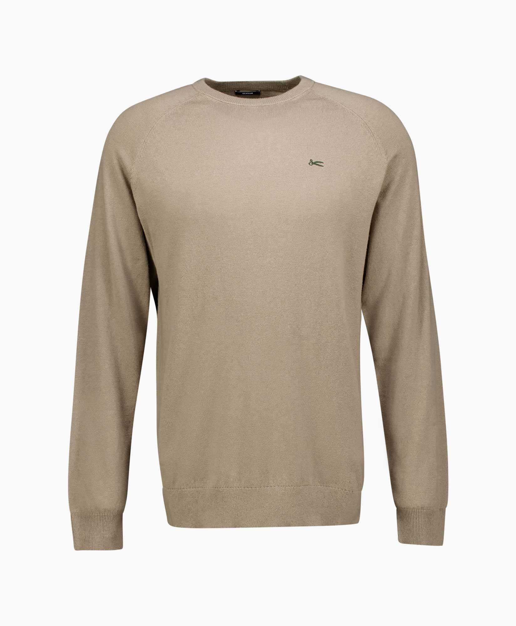 Trui Scissor Raglan Crew Knit Llb Khaki