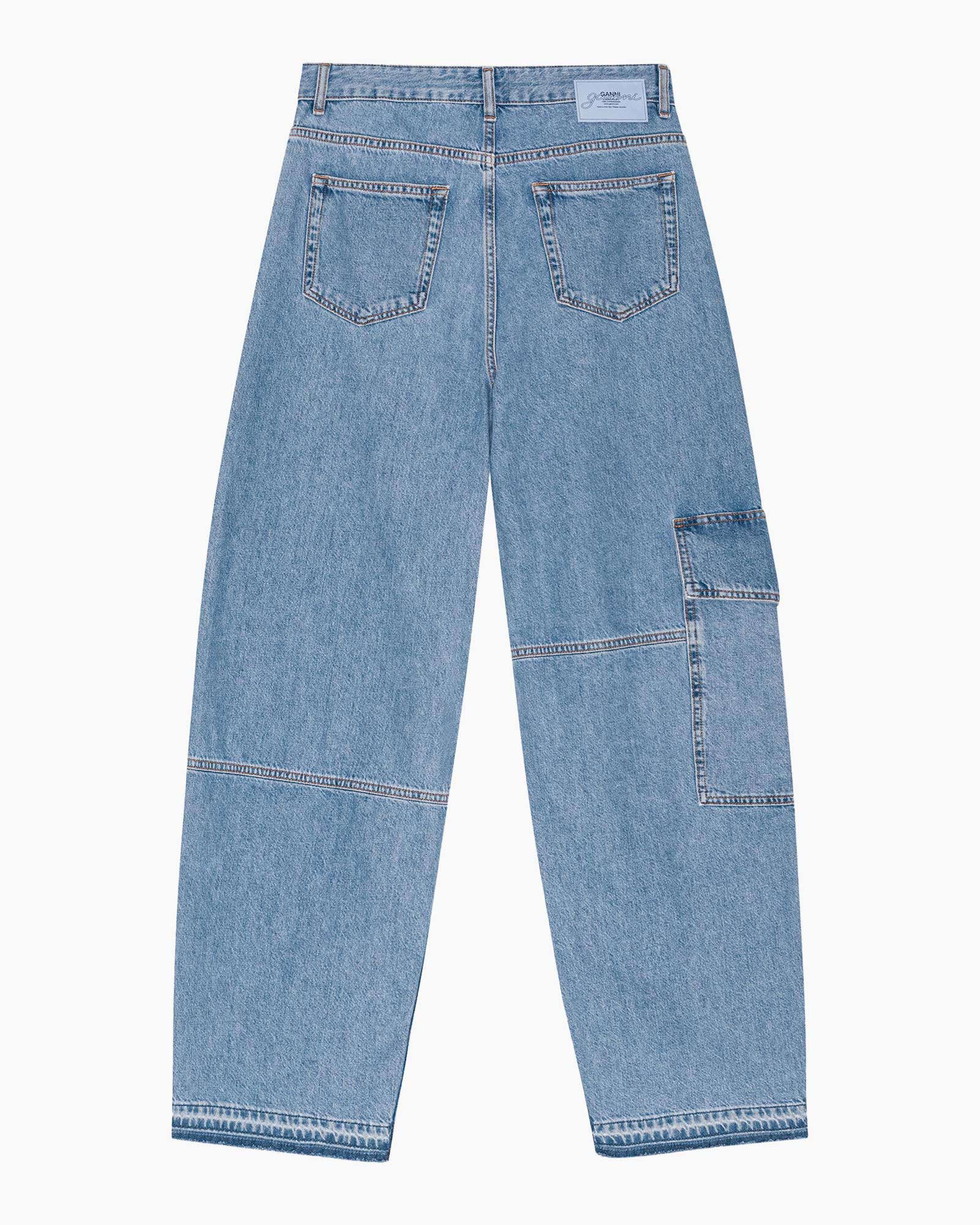Jeans Broderie Anglaise Denim Carpenter Licht Blauw