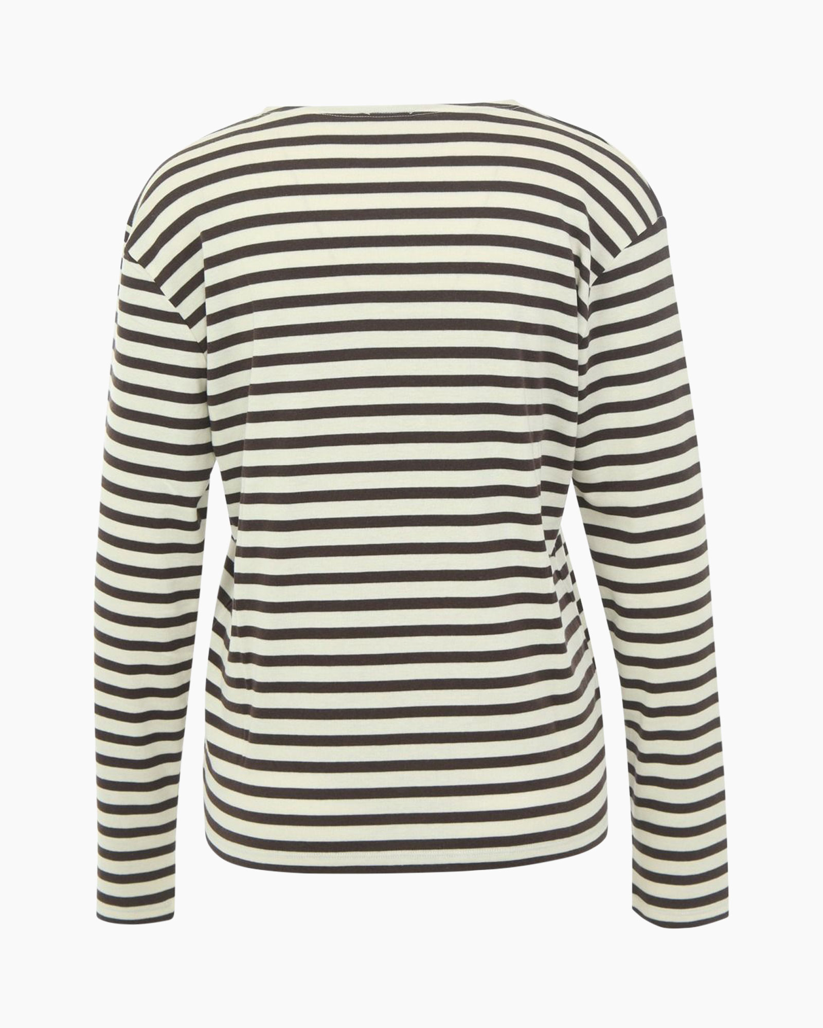 strepen, lange mouwen, shirt, top, breton