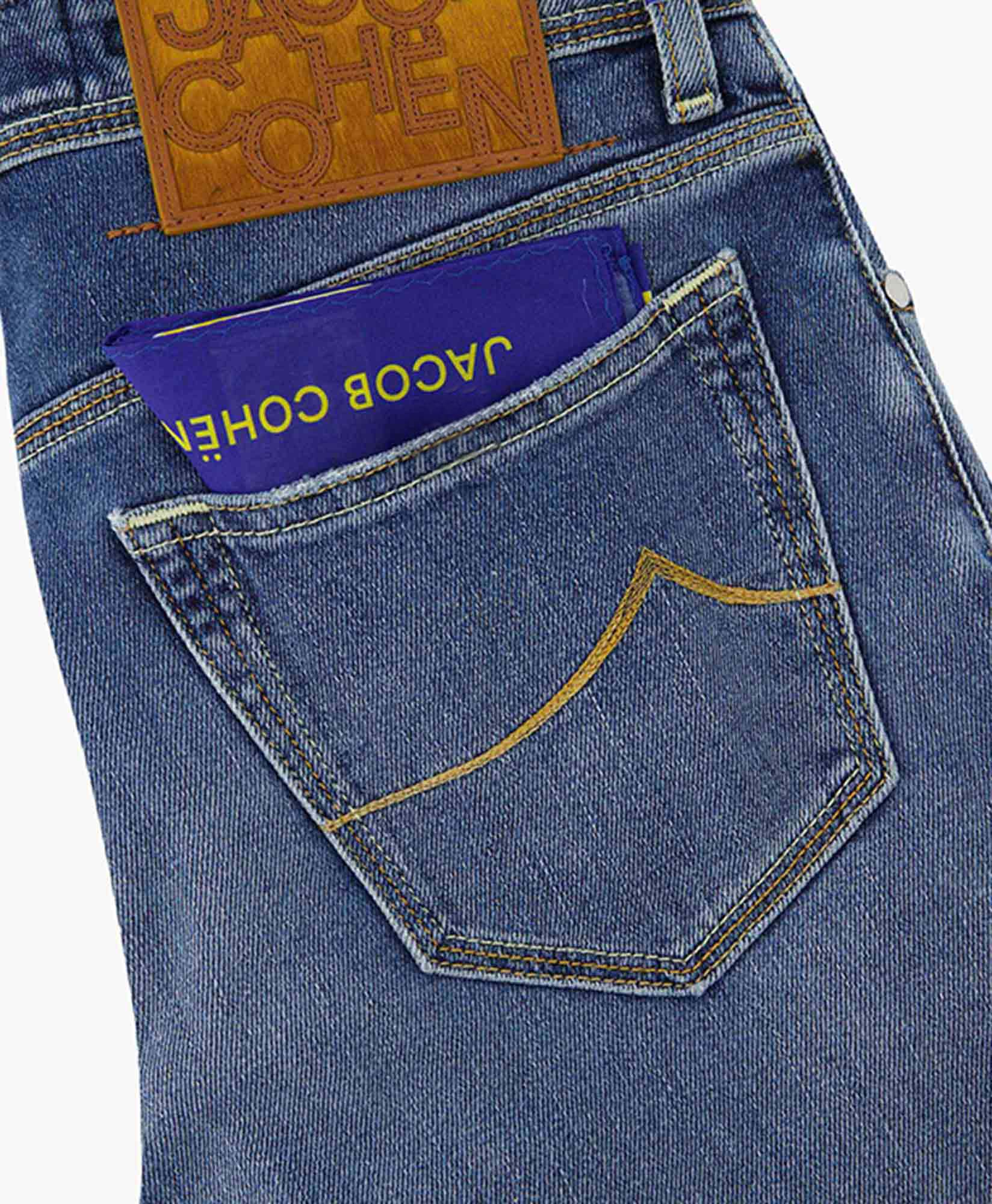 Jacob Cohen Jeans Slimfit Bard Licht Blauw