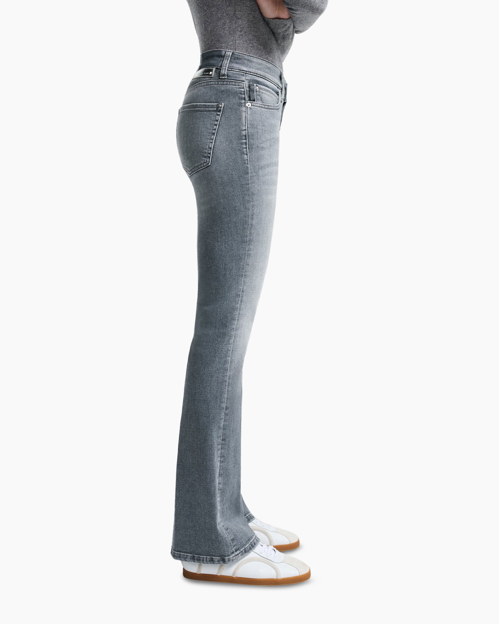 Broek Paris Flared Grijs