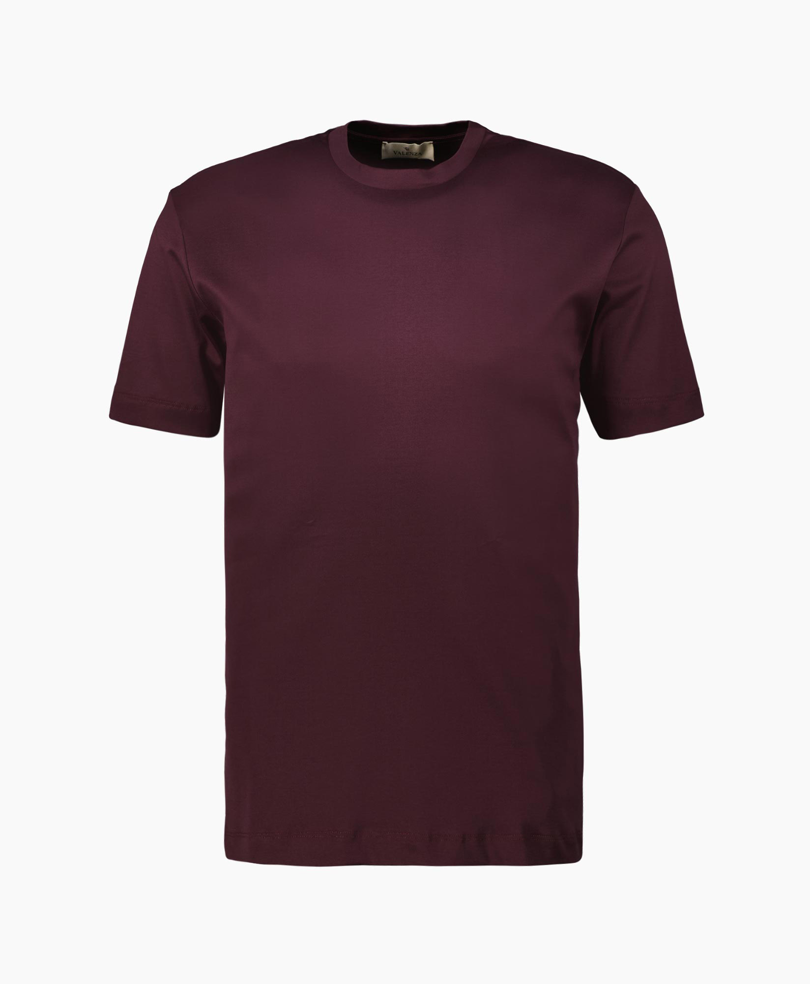 T-shirt Interlock Supima Bordeaux