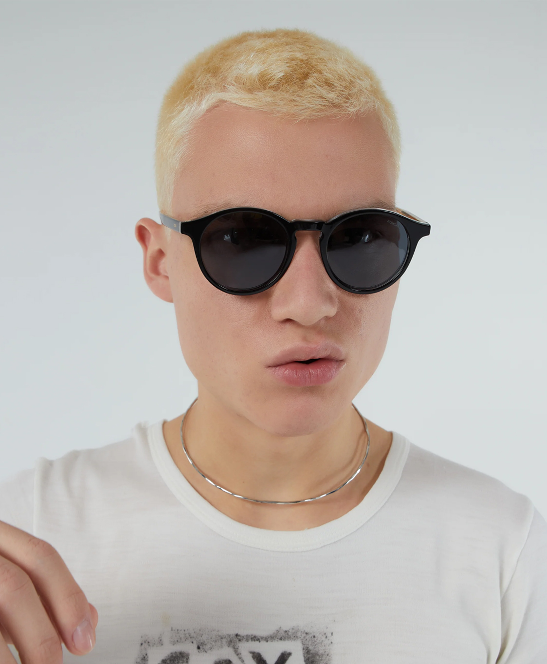 Komono Zonnebril Archie Black Clear Zwart