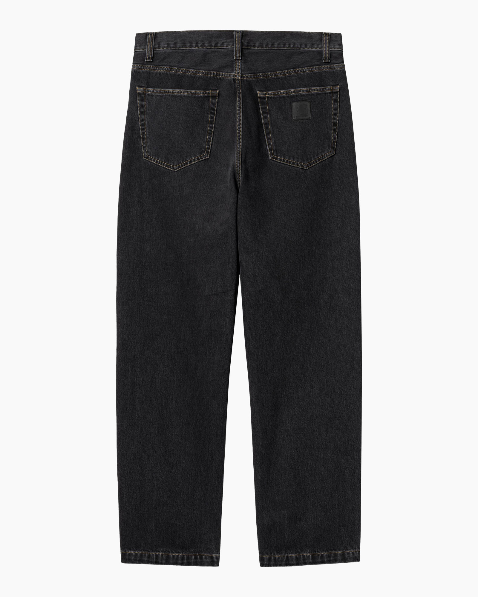 broeken, broek, zwart, denim, achterzakken