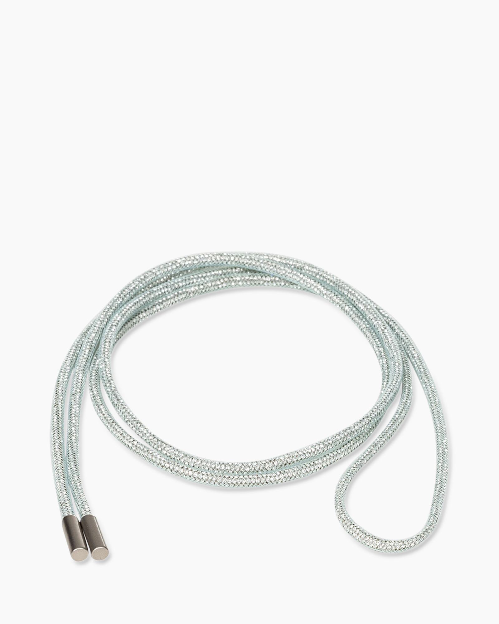veters, metallic, geweven, zilver, koord