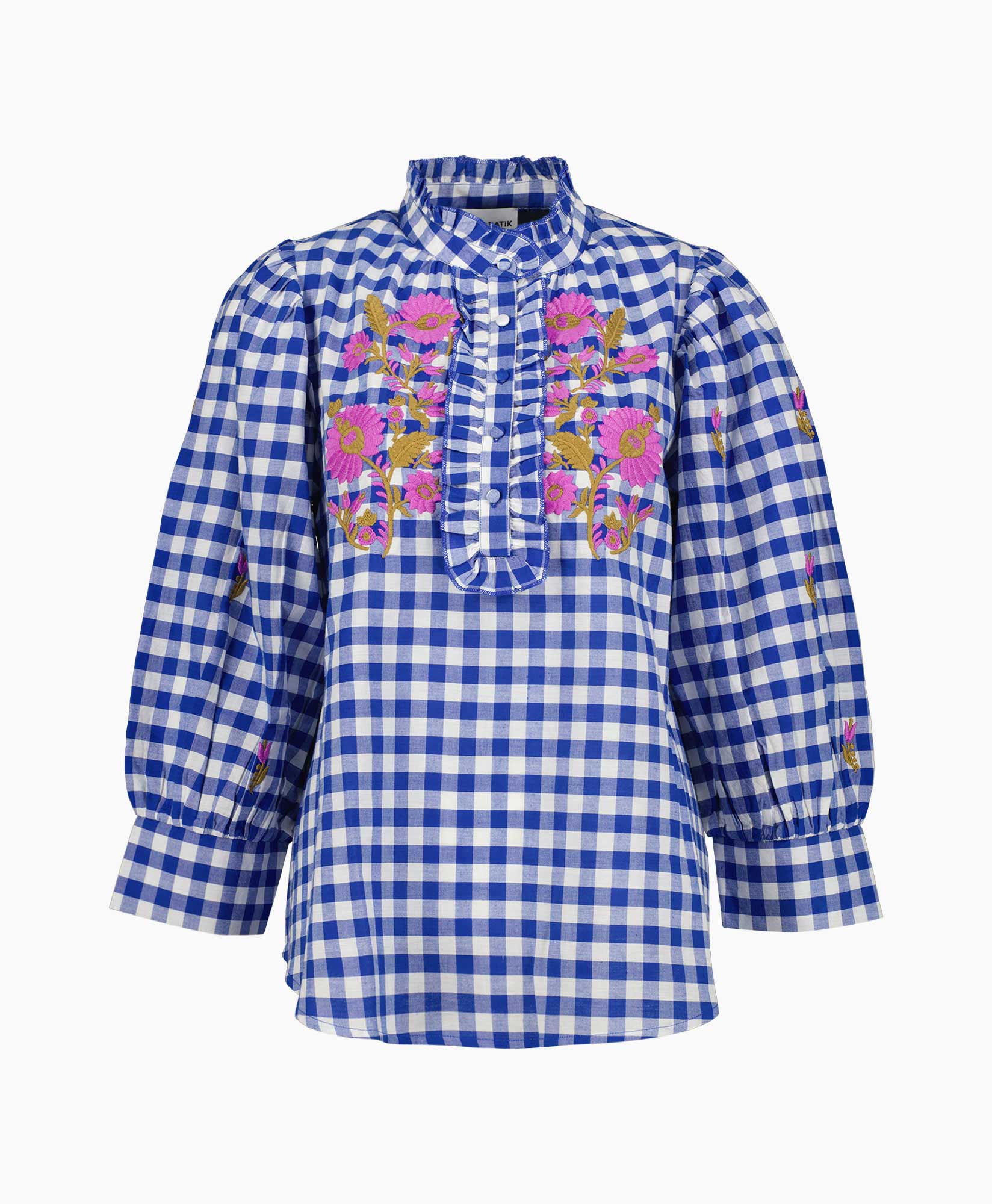 Antik Batik Blouse Polly1blo Blauw