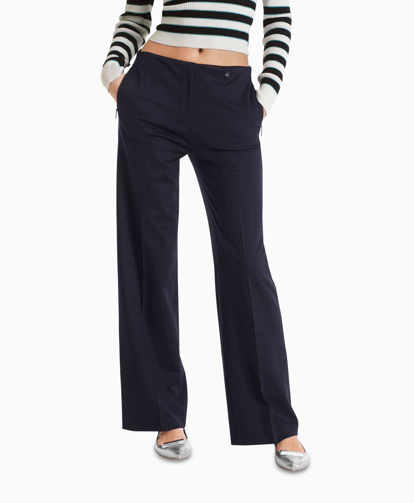Broek Xa 81.05 J24 midden blauw