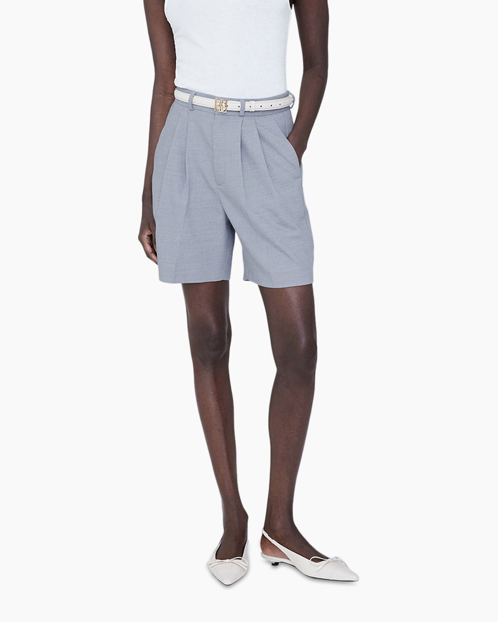 Korte Broek Carrie Licht Blauw