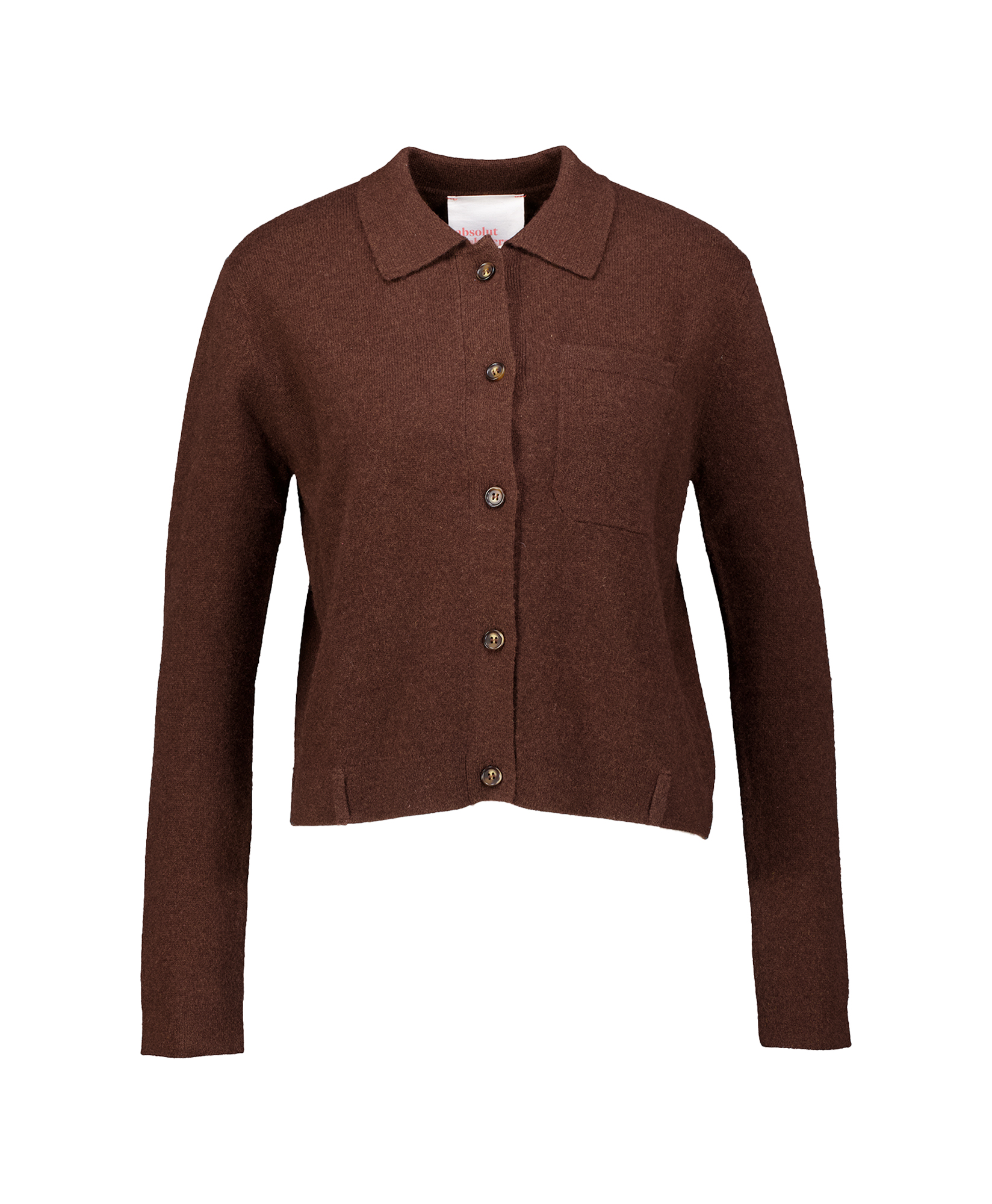 Vest Agnese Donker Bruin