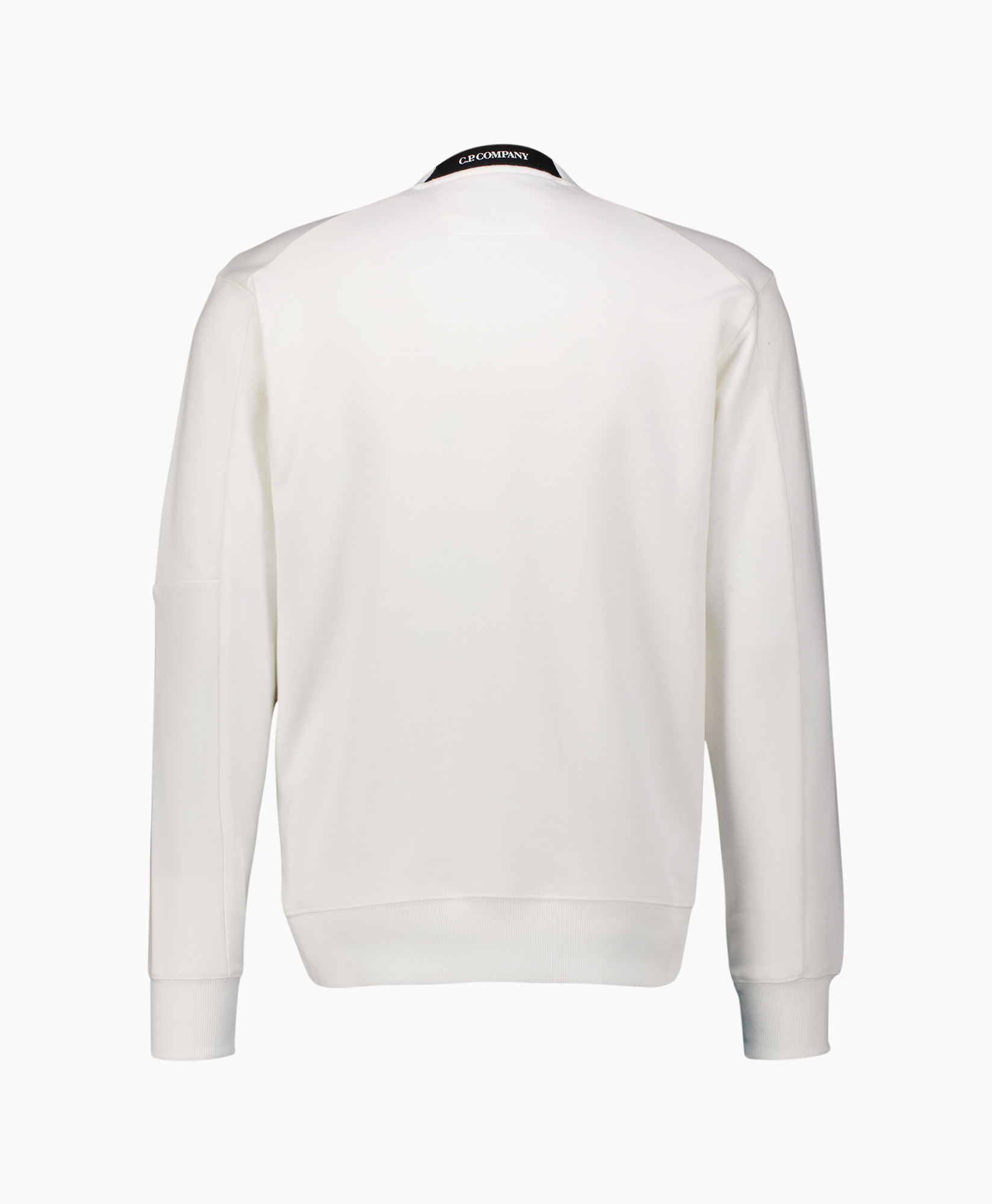 Sweater Diagnanal Fleece Crewneck Off White
