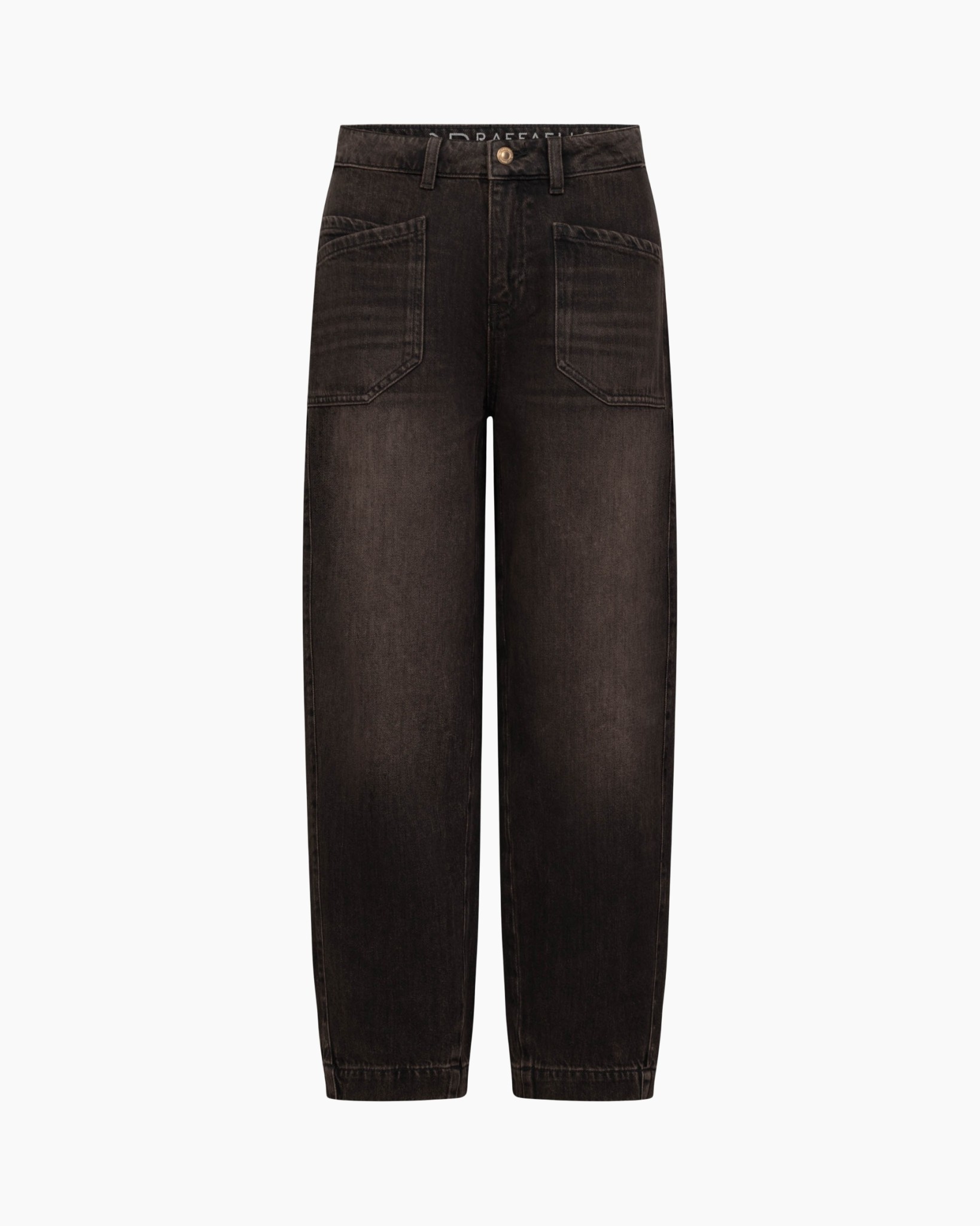 jeans, broek, donkerwas, relaxed pasvorm, zakken