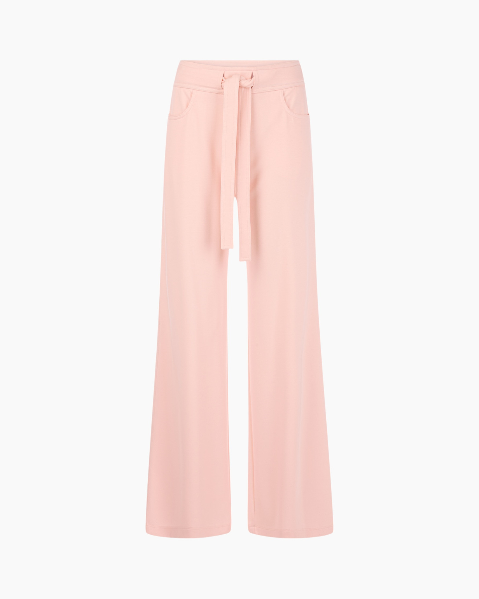 pants, wide-leg, pink, drawstring, front-pocket