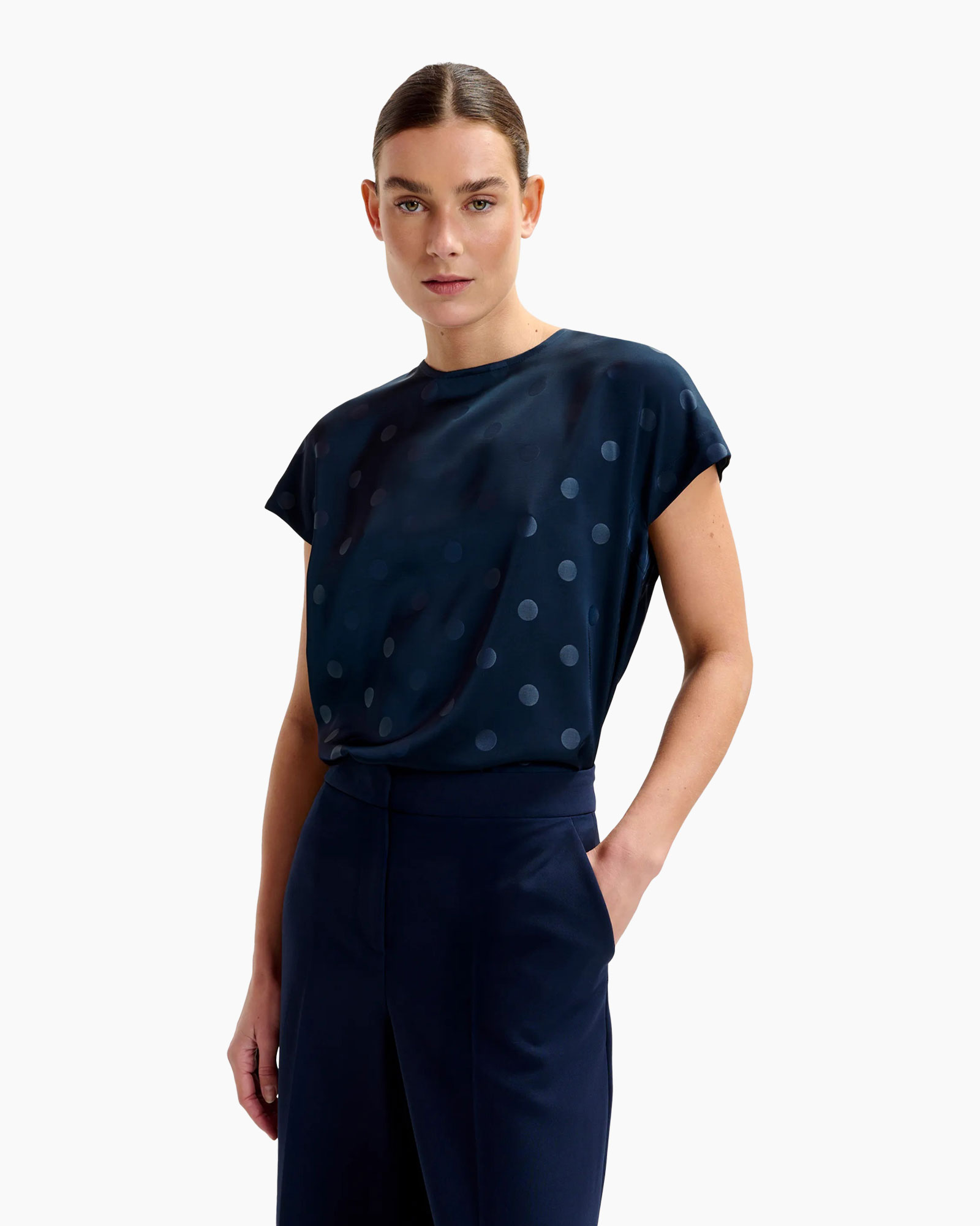 Top Ishirt Donker Blauw