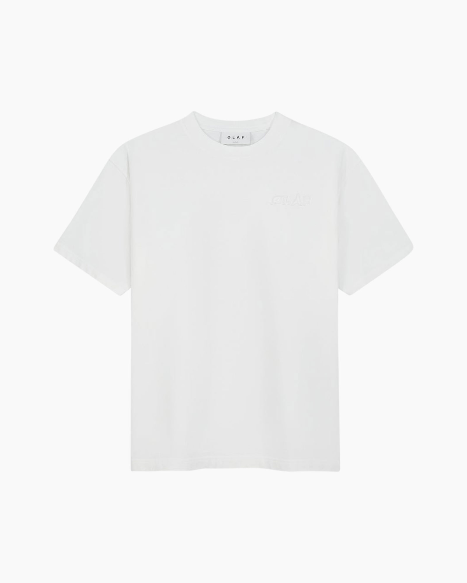 t-shirt, korte mouw, wit, ronde hals, unisex