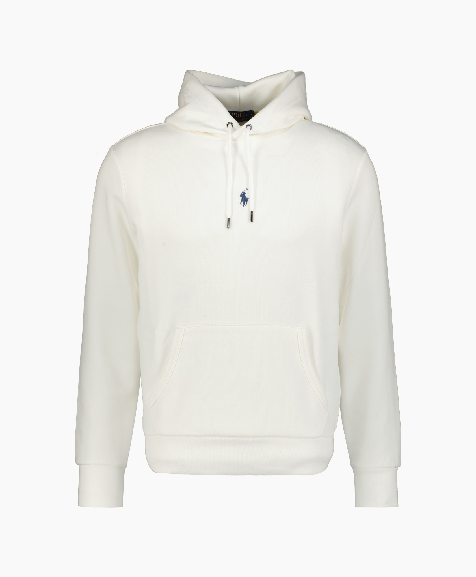 Hoodie Mid Logo Wit