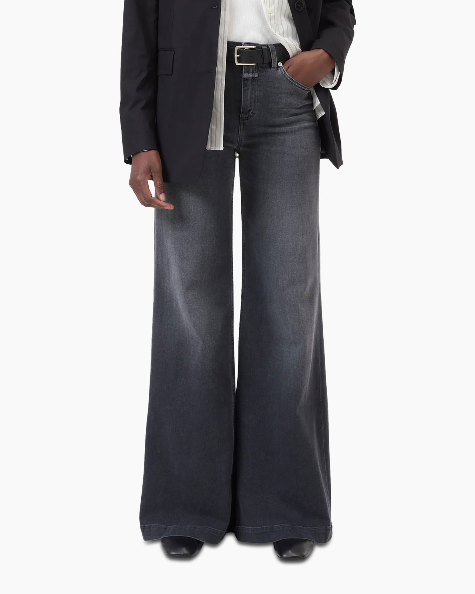 Jeans Glow Up Donker Grijs