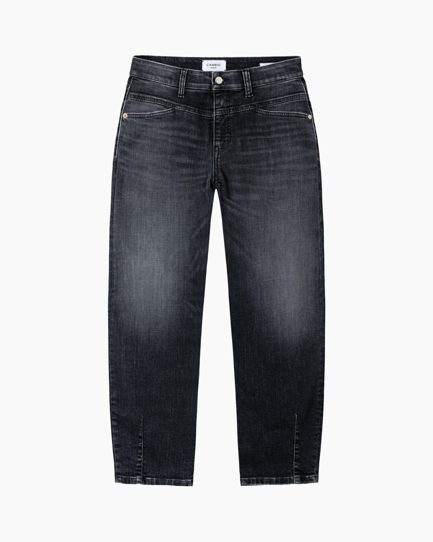 jeans, denim, rechtmodel, donker washed, vervaging