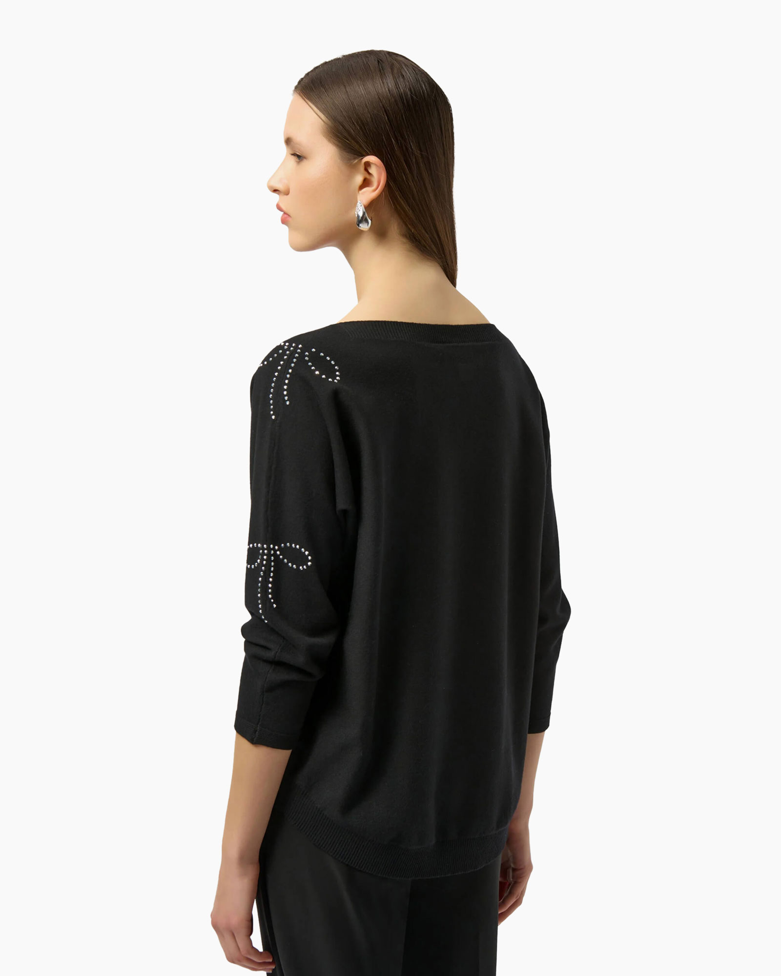 Gebreide Trui Strik Zwart