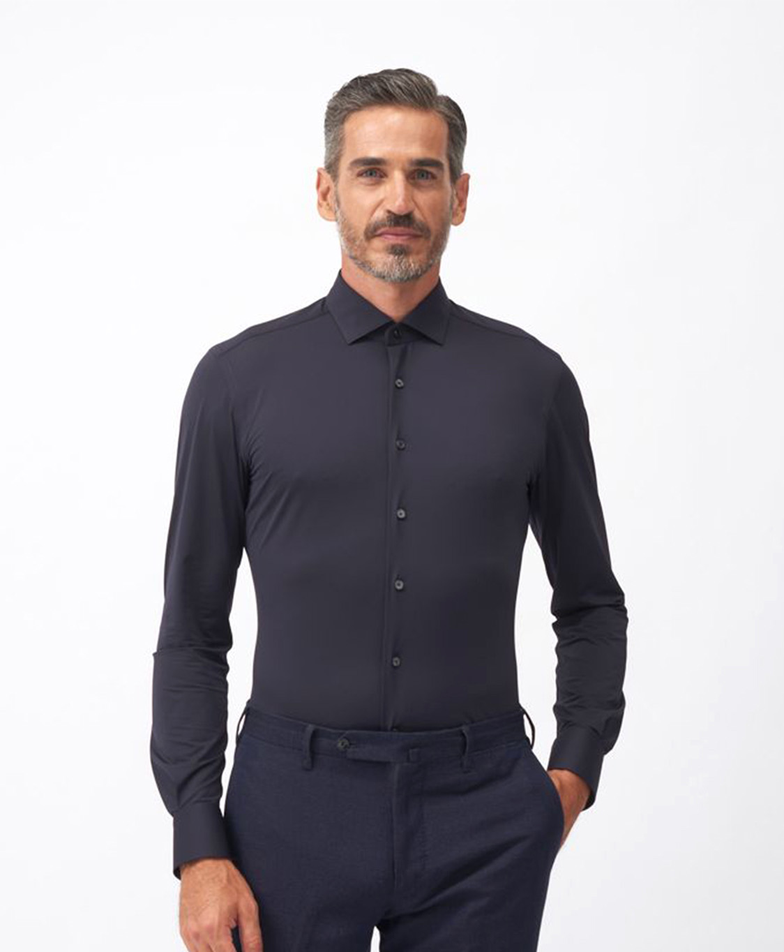 Xacus Overhemd 11460/558  Blauw