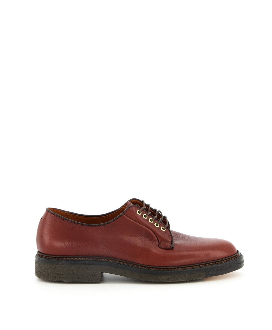 Alden Plain Toe Blucher Crepe Bruin