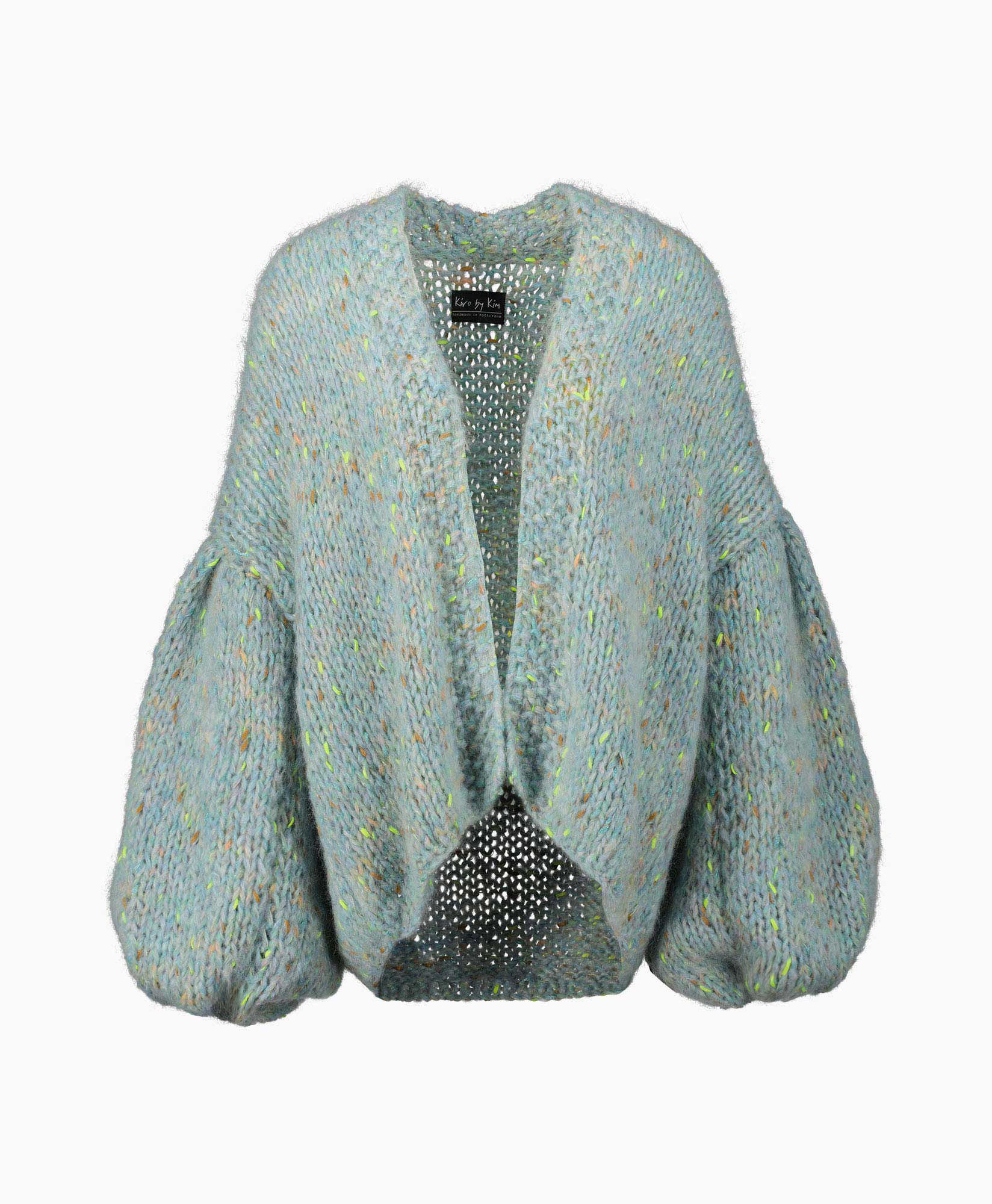 Kiro By Kim Vest Kiro Lurex Mohair Vest Blauw