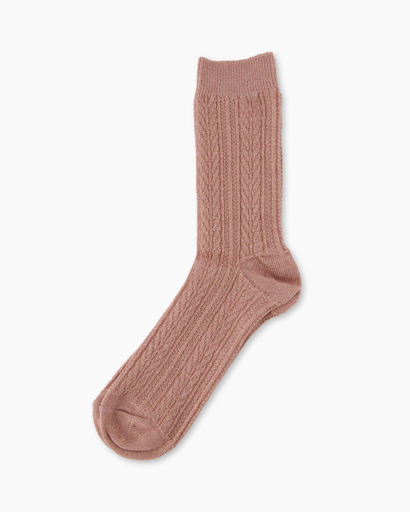 sokken, knee-high, breip, ribbed, roze