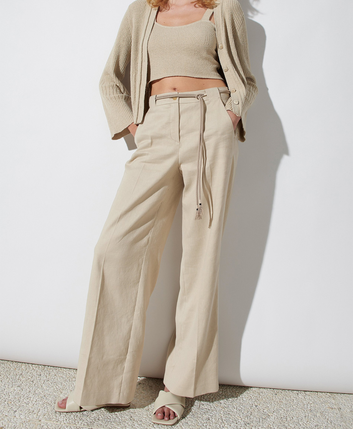 Luisa Cerano Broek 678538/3267-0 Taupe
