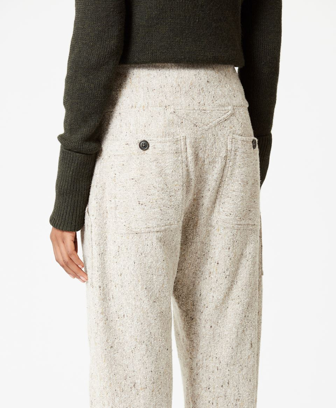 Marant Étoile Broek Praluniae-ga Licht Grijs