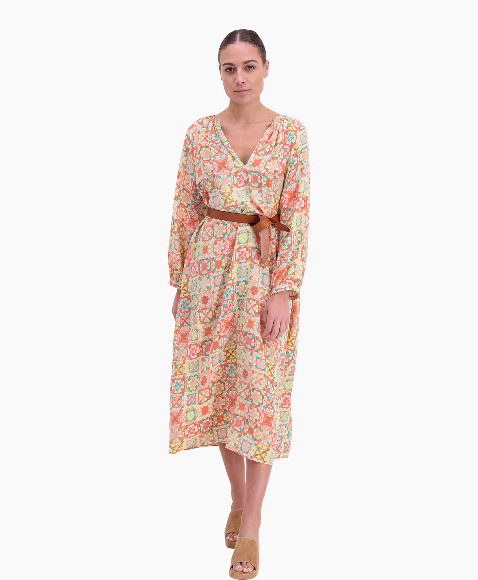 Momoni Maxi Jurk Lela Pink