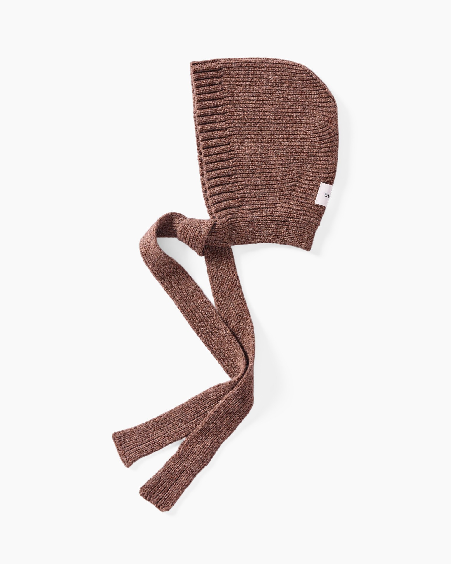 breekmraag, handwarmer, oorbedekker, bruin, touwtjes