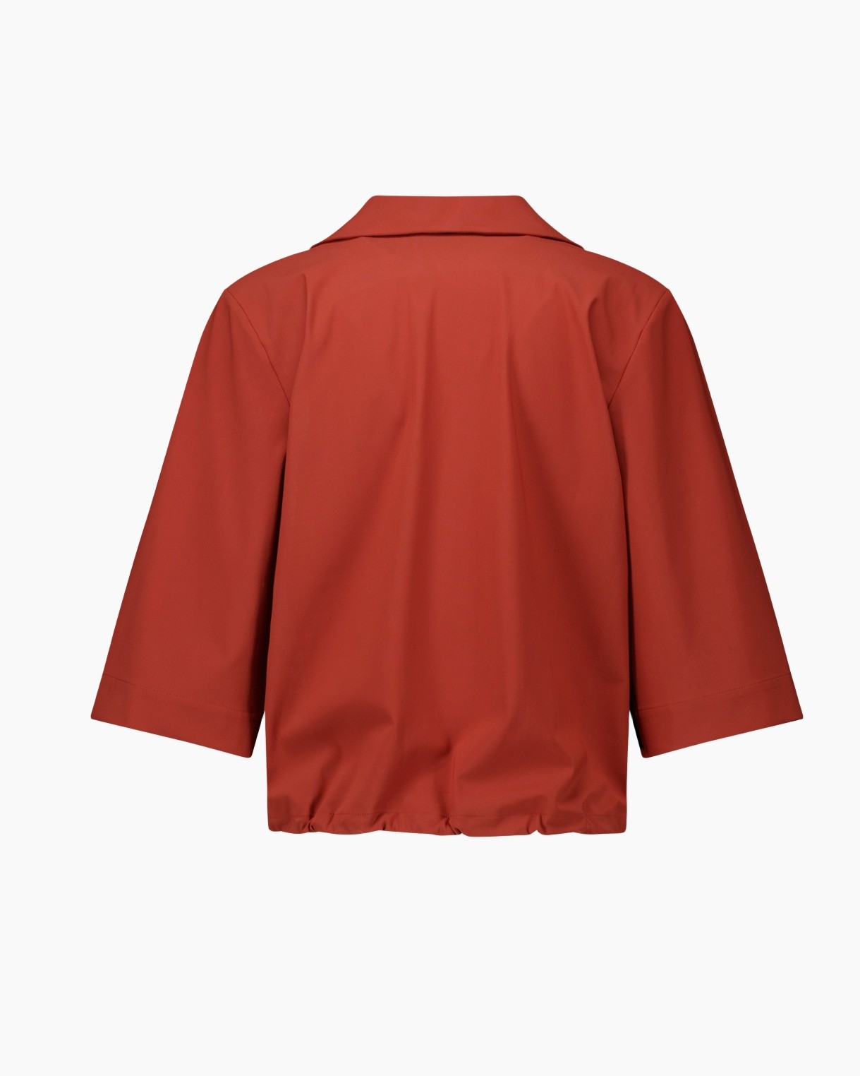 jas, lange mouwen, kraag, oranje, effen kleur