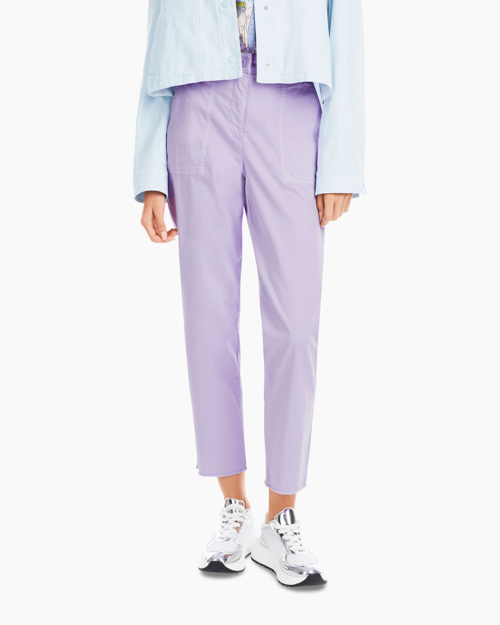 Broek Ys 81.50 W34 midden paars