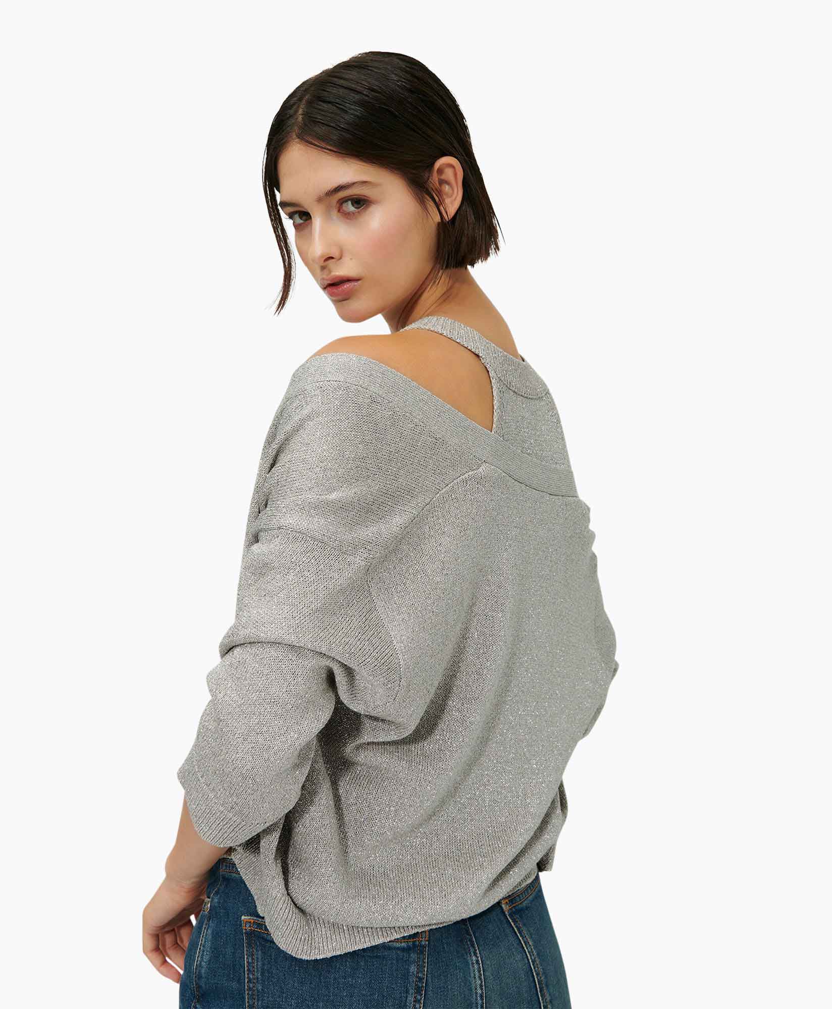 Luisa Cerano Vest 488310/5157-0 Licht Grijs