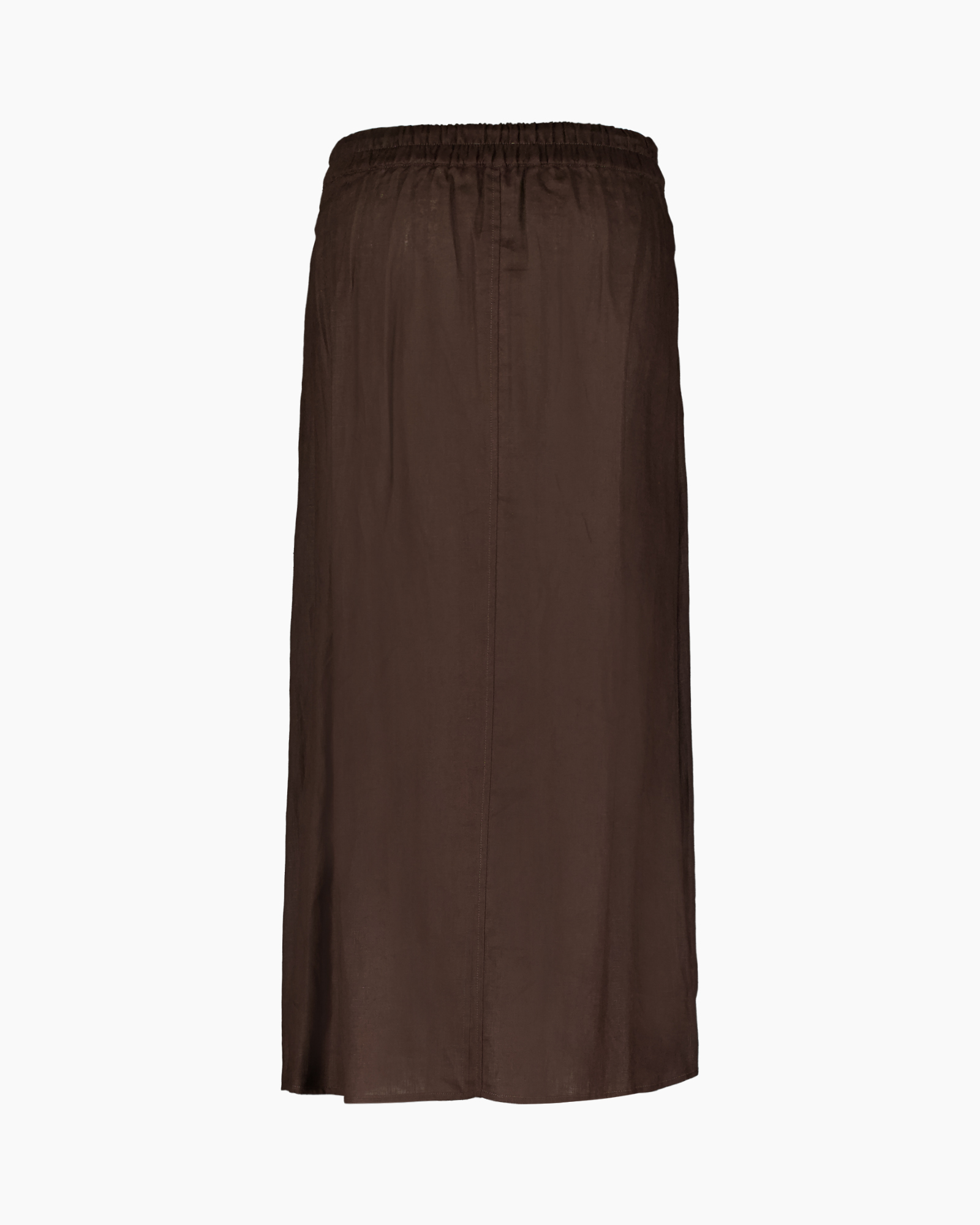 rok, broek, bruin, linnen, wijdelijn