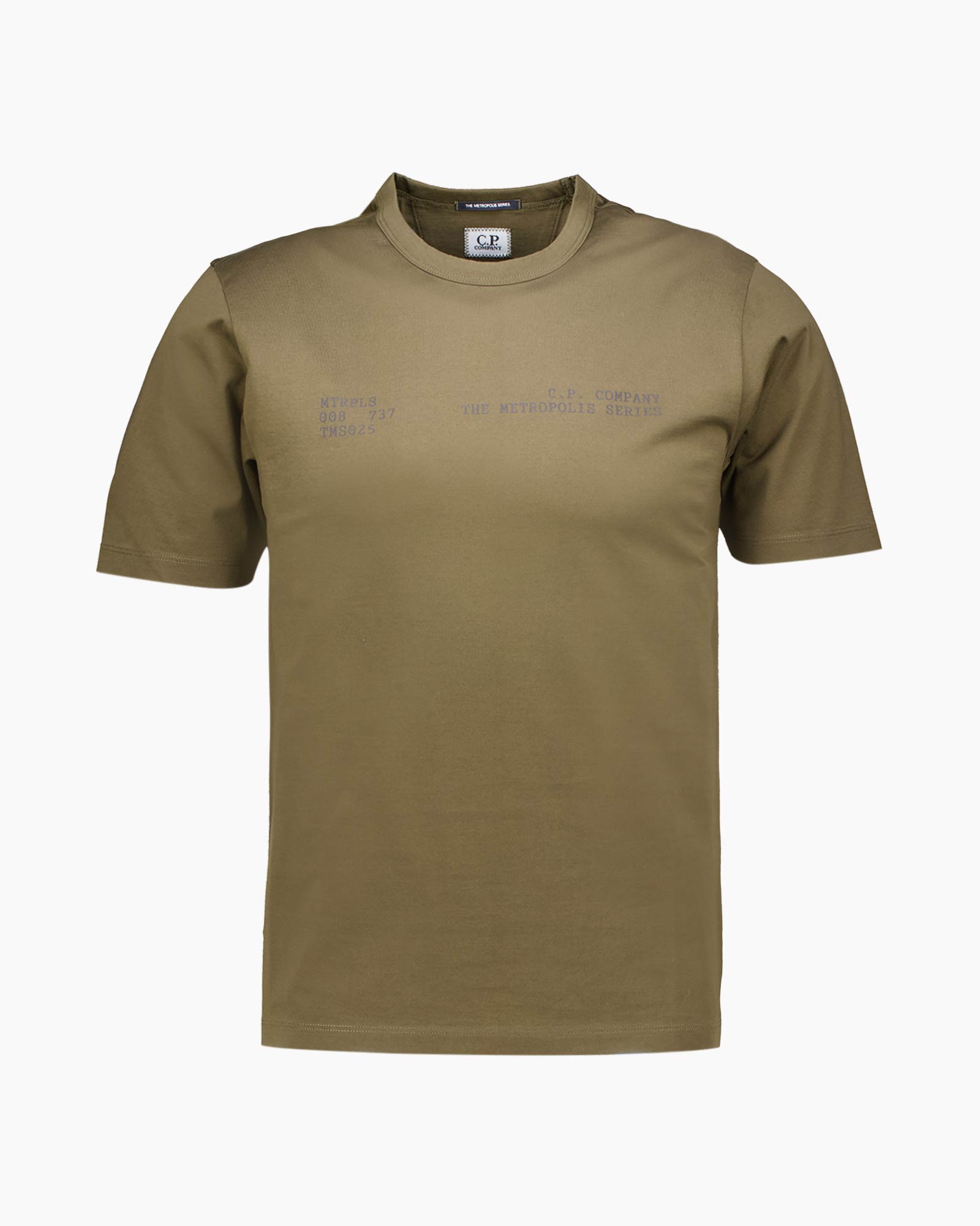 T-shirt Korte Mouw Metropolis Tee Donker Groen